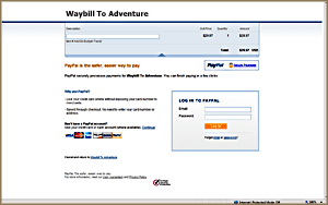 Your PayPal payment page will look like this.  Click here to order now.