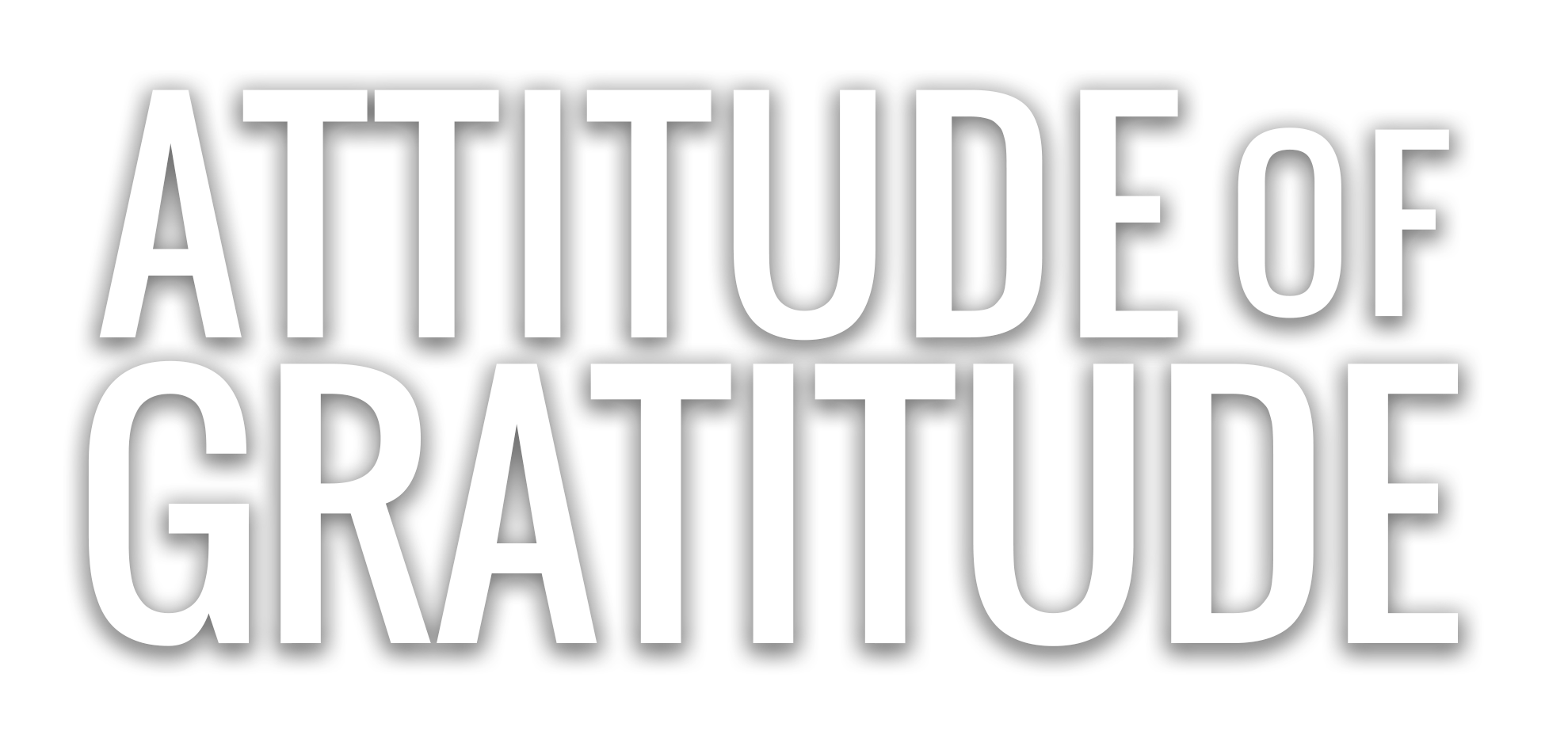 Attitude For Gratitude